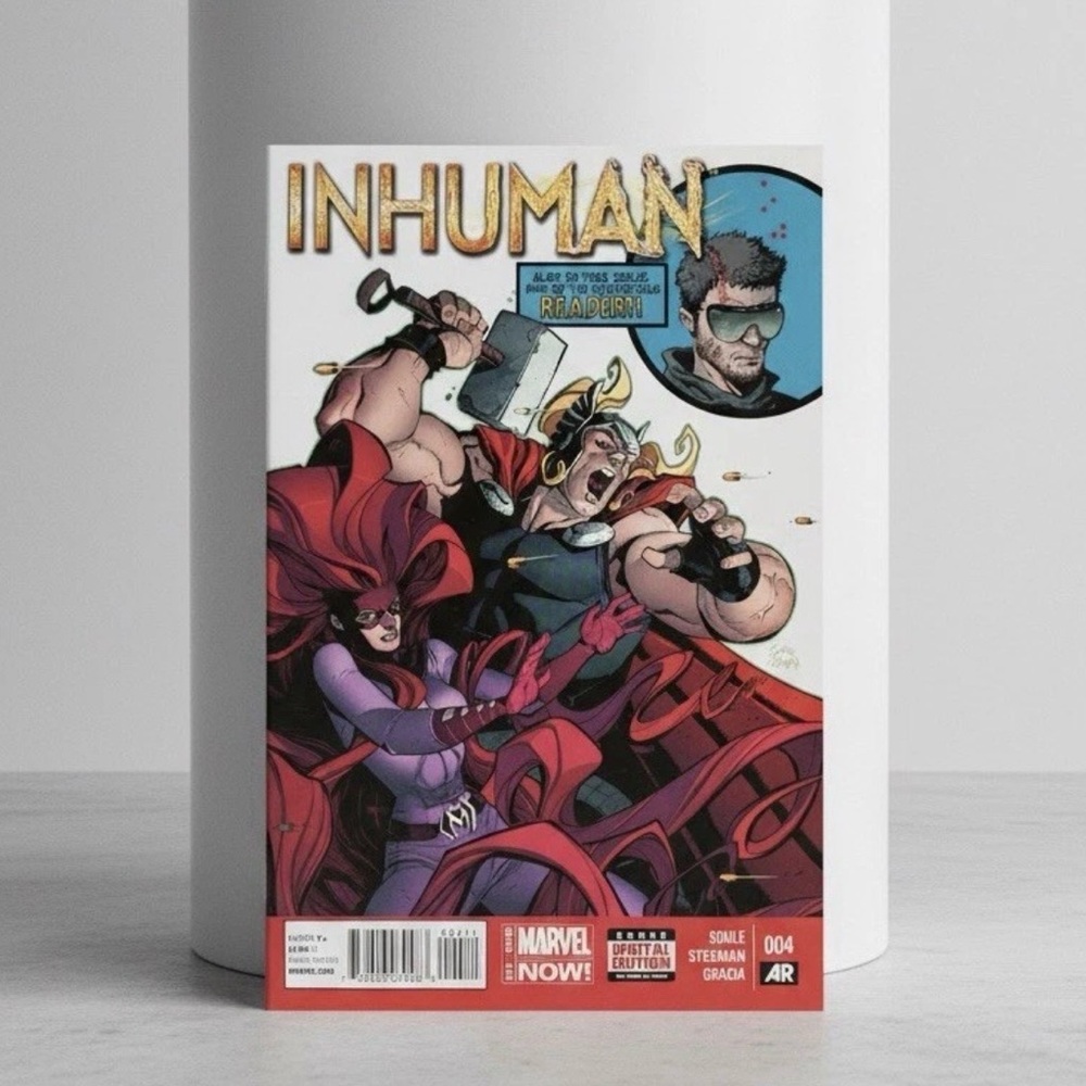 Key Issue! MARVEL NOW! Inhuman (2014) #4: First Full Appearance of Reader!